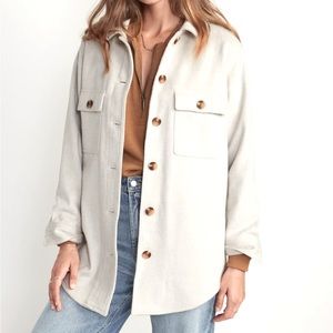 Soft Brushed Utility Shacket